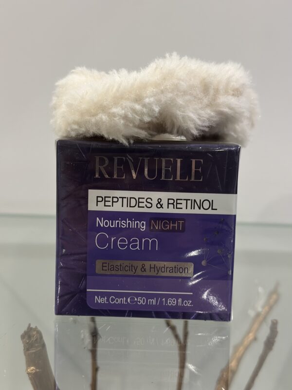 Crème de nuit aux peptides et rétinol