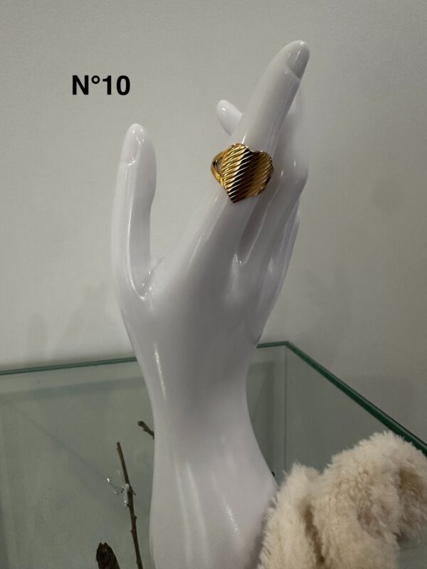 3 bagues dorées pour 10€ – Image 10