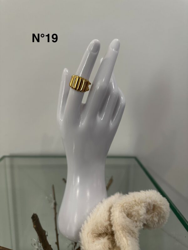 3 bagues dorées pour 10€ – Image 17