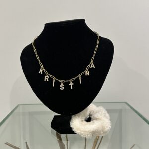 Collier prénom initiales