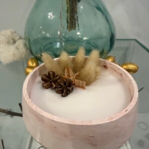 Bougie parfumée champêtre - Vanille